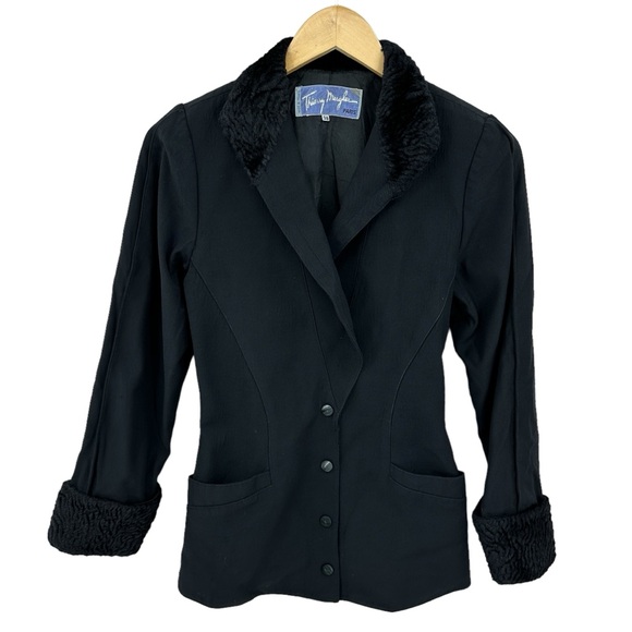 Thierry Mugler Jackets & Blazers - THIERRY MUGLER Blazer Jacket Vintage Long Sleeve Black